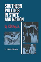 Cover of 'Southern Politics in State and Nation' by V.O. Key 